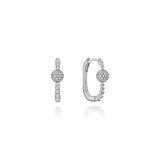 Neolope White Gold Diamond Earrings - XSmall