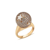 Neolope Ivory Enamel Star Ring