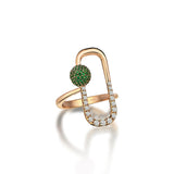 Neolope Tsavorite Diamond Ring