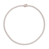 Neomi Ivory Enamel Eternity Tennis Necklace