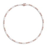Neomi Ivory Enamel Tennis Necklace