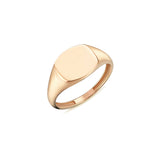 Golden Ratio 14ct Rose Gold Signet Ring