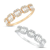 Quintet 14ct White Gold Diamond Ring