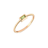 Mia 14ct Rose Gold Peridot Ring