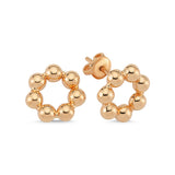 Golden Ratio 14ct Rose Gold Bubbles Earrings