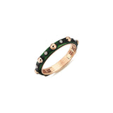Neomi Bubble Khaki Enamel Diamond Ring